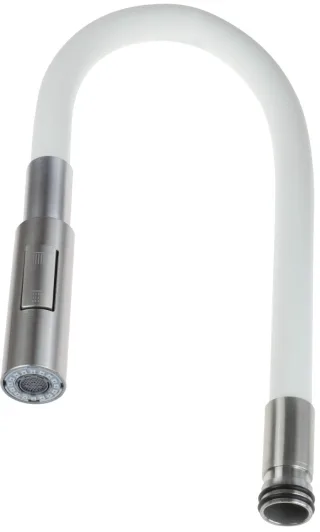 Neuesbad Flexibler Auslauf mit Brausefunktion für NB1DEBOCW7401 Armaturen, Edelstahl-Weiß NB1DEABAW74W1