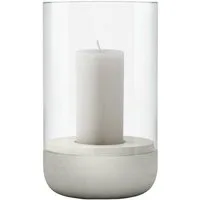 blomus Kerzenhalter Calma Windlicht M Hellgrau