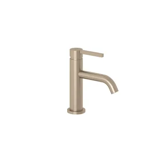 KLUDI NOVA FONTE Pura Waschtisch-Einhandmischer 100 Smart, Start, Push-Open Stainless Brushed Nickel 20289N515