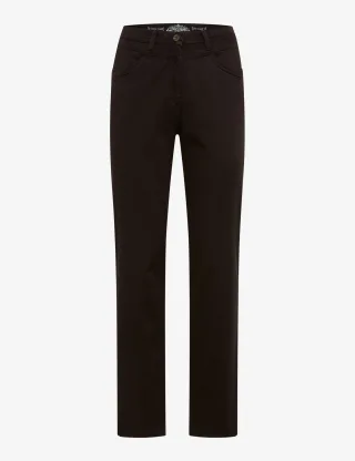Raphaela by Brax Damen Five-Pocket-Hose Style CAREN NEW DARK CHOCOLATE, dunkelbraun, Gr. 52