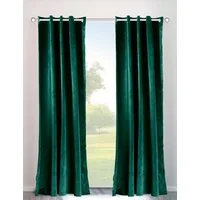 OTTO home Vorhang Velvet Uni (2 St), Ösen, blickdicht, Polyester, Blickdichter Samt, 2-er Set, edel, Gardine, multifunktional