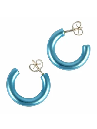 DeMarie Ohrringe eloxiertes Aluminium hellblau
