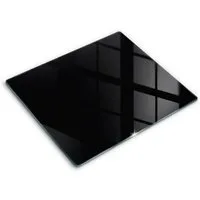Tulup Schneidebrett Unifarben Gehärtetes Glas Minimalistisch Abdeckung Spritzschutz, Rechteckig 60x52 cm