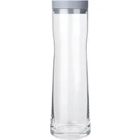 blomus Wasserkaraffe Wasserkaraffe SPLASH Karaffe Edelstahl poliert Glas klar Silikon Shark, (kein-set)