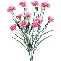 Kunstblume Kunstblume Nelke in rosa 4 Stiele 50 cm Kunststoff Nelke, matches21 HOME & HOBBY, Höhe 50 cm