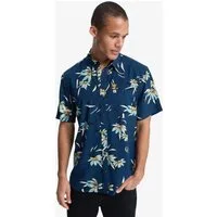 Quiksilver Kurzarmhemd COASTAL FLORAL SHORT SLEEVE Kurzarmhemd für Sportmode, Sommermode und Strandmode, aus Viskose