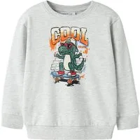 Name It Sweatshirt NMMLORENZO LS NREG SWEAT BRU BOX Baumwolle, regular fit