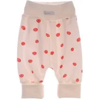 La Bortini Schlupfhose Baby Hose für Neugeborene und Frühchen in creme gemustert aus Baumwolle, 44 46 48 50 56 62 68
