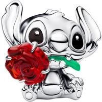 Pandora Bead 794378C01, Silber Disney Stitch mit Rose