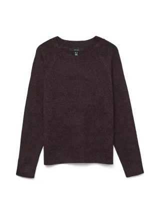 VERO MODA - VMDOFFY LS O-NECK BLOUSE GA NOOS Winetasting - Gr. - XS