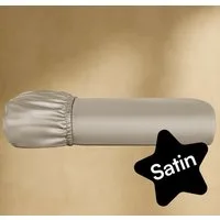 Seralino Spannbettlaken Mako Satin Spannbetttuch (100% Bio Baumwolle), 100% Bio-Baumwolle, Gummizug: rundum, Etiketten zeigen Seiten – schnelles, unkompliziertes Beziehen garantiert., Fairtrade/ GOTS zertifizierte uni Bettlaken, weich