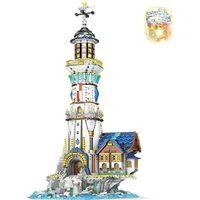 Reobrix Reobrix 66028 Leuchtturm - European Century - LED-Beleuchtung Konstruktionsspielsteine, (3228 St)