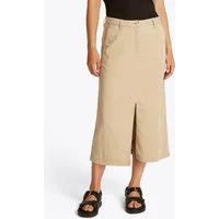 Tommy Hilfiger Webrock CO TENCEL MIDI SKIRT mit Schlitz