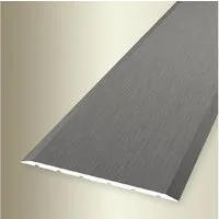 PROVISTON Übergangsprofil Aluminium, 80 x 900 mm, Edelstahl Fein Geschliffen, Übergangsprofil
