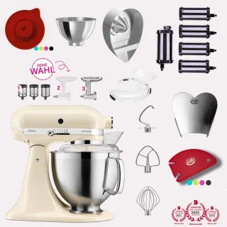 KitchenAid Artisan 4,8 Liter KSM185 Spar-Set Pasta Deluxe mit...