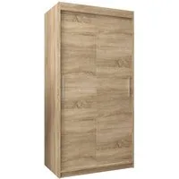 ABIKS MÖBEL Schwebetürenschrank Tokyo Schlafzimmer Kleiderschrank - Schiebetüren Kleiderstange Regalen