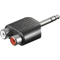 MUSIC STORE Adapter, Adapter, Cinch an Klinke Adapter, stereo Steckadapter