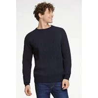 LINDBERGH Strickpullover mit Zopfmuster, hoher Wollanteil