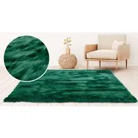OTTO home Hochflor-Teppich Valeria, Fellteppich, kuschelig, flauschig, rechteckig, Höhe: 60 mm, Kunstfell, weiche Teppiche, Wohnzimmer, Schlafzimmer, Esszimmer