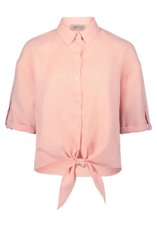 CARTOON - Leinenbluse light peach - Gr. - 36