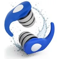 Schallwerk Schwimm-Ohrstöpsel Water+ Ohrstöpsel zum Schwimmen und Duschen, für Erwachsene und Kinder, hautfreundliches Silikon, hält Wasser aus dem Ohr, wiederverwendbar