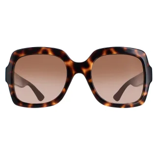 Gucci Square Damen Havanna Braun Farbverlauf GG1337S