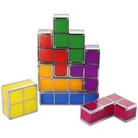 Goods+Gadgets LED Schreibtischlampe GOODS+GADGETS LED Tetris Block Lampe – Retro Deko & Stimmungslicht, Retro Deko Tisch-Leuchte