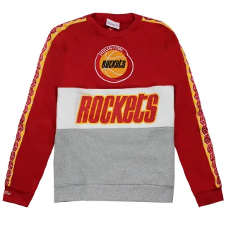 Mitchell & Ness Houston Rockets NBA führende Torschütze Fleece Crew Herrenpullover