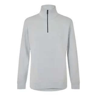 Boss - Sweatshirt für Herren, Frottee (Hellgrau/Pastellgrau)