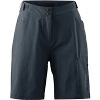 Gonso Fahrradhose Adventure Shorts W Damen Radhose mit einknöpfbarer Radunterhose mit Sitzpolster