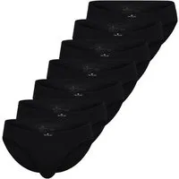 TOM TAILOR Minislip Texas (Packung, 7er Pack) bequem, basic, eng, weich, atmungsaktiv, mit Logo, breiter Bund