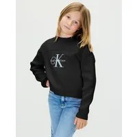 Calvin Klein Jeans Strickpullover MONOLOGO CN SWEATER für Kinder bis 16 Jahre, Logo-Stickerei