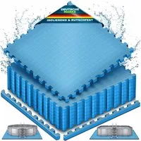 tillvex Pool-Bodenschutzfliese tillvex® Poolbodenmatten Matten für Pool Bodenschutzmatte Bodenmatte, Poolunterlage Bodenschutz Matten wärmeisolierend Untergrund, 24-St., Planschbecken & Whirlpool Poolmatte Bodenmatte Outdoor, Pool Bodenschutzmatte Se