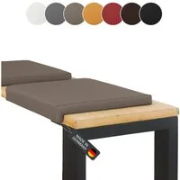 Lycce Bankauflage Klemmkissen, Sitzkissen 1 Leiste, 35cm Klemmtiefe, weich gepolstert, (1 St), verrutscht nicht, hochwertiger Kunstlederbezug, verschiedene Farben