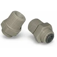 DMfit Wasserfilter, Steckverbinder 1/4"AG auf 3/8" Schlauch (Paar)