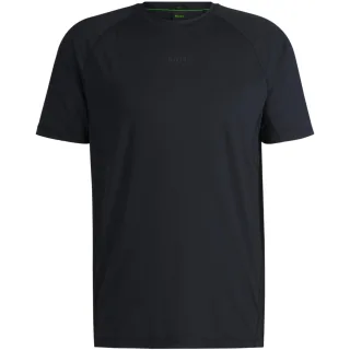 Boss - T-Shirt für Herren, Rundhalsausschnitt, Raglanärmel (Schwarz)