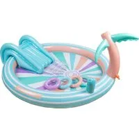 Swim Essentials Pool Abenteuer Pool Regenbogen 183 x 150 cm, Planschbecken