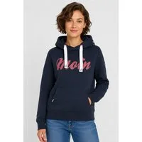 Eight2Nine Hoodie Moin Schriftzug Frontprint Kapuze Kordeln Kängurutasche für Damen (1-tlg) D10606BA02_Hoodie