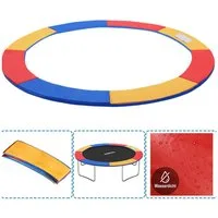 FIVMEN Trampolin-Randabdeckung Federabdeckung, Randschutz Sicherheitsmatte UV-resistent, UV-Beständigkeit Reißfest, 30cm Breite mit Blau/Mehrfarbig
