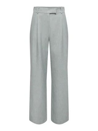 ONLY - ONLLINDA HW STR MEL PANTS TLR NOOS Lily Pad - Gr. - 32