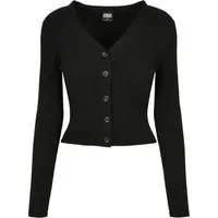 URBAN CLASSICS Cardigan Urban Classics Damen Ladies Short Rib Knit Cardigan (1-tlg)
