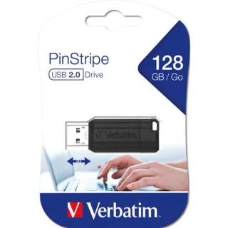 Verbatim Store n Go 128GB Pinstripe USB 2.0 black 49071