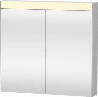 Duravit XBase Möbelwaschtisch mit Waschtischunterbau und Spiegelschrank 830x490x2000 mm - XB00760454 XB007604545