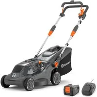 Husqvarna Akkurasenmäher Aspire LC34-P4A, für 500 m² Rasenfläche, 30 l Fangkorb, 34 cm Schnittbreite