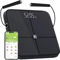 Hammer Körper-Analyse-Waage Body Screen TX, 8 Sensoren, schwarz, inkl. App, Bluetooth