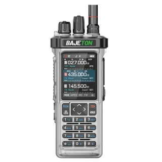 BAJETON BJ-9000 10W Walkie Talkie GPS APRS CB Radio 27MHz Professional Mobile Transceiver with Bluetooth Aviation Band S