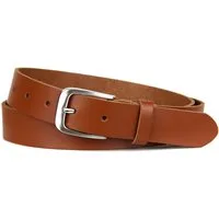 Frentree Ledergürtel aus 100% Echtleder, MADE IN GERMANY 3 cm breiter Gürtel aus Leder, kürzbar, Braun