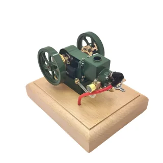 OKMO Green M17 1.6cc Microcosm Hit and Miss Engine Evaporated Water-cooled Four-stroke Horizontal Gasoline Engine Intern