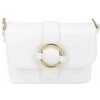 ITALYSHOP24 Schultertasche MADE IN ITALY Damen Leder Tasche Crossbody Umhängetasche Smartphone, Handytasche Ledertasche Brusttasche Freizeit Überschlagtasche Clutch