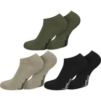 normani Sneakersocken 6 Paar Viskose-Gesundheitssocken Sneakers (6er-Set, 6 Paar) seidenweich durch Viskose